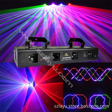 650mw Rgbp Four Tunnel Laser Light with CE, RoHS Certificate